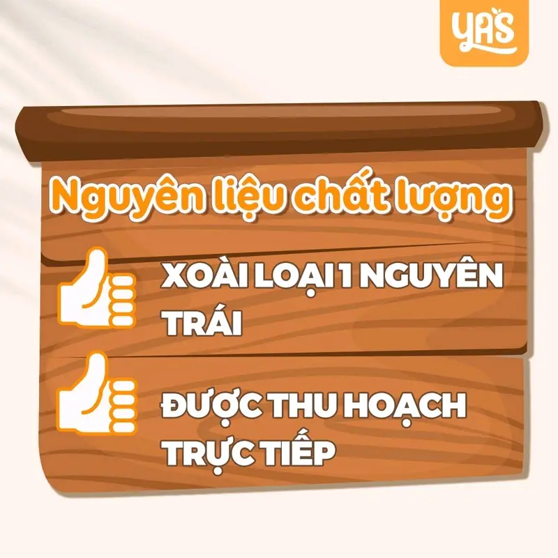 Xoài sấy dẻo chua ngọt YAS túi 200g nguyên miếng chất lượng dùng làm đồ ăn vặt, quà biếu Snack Food 4