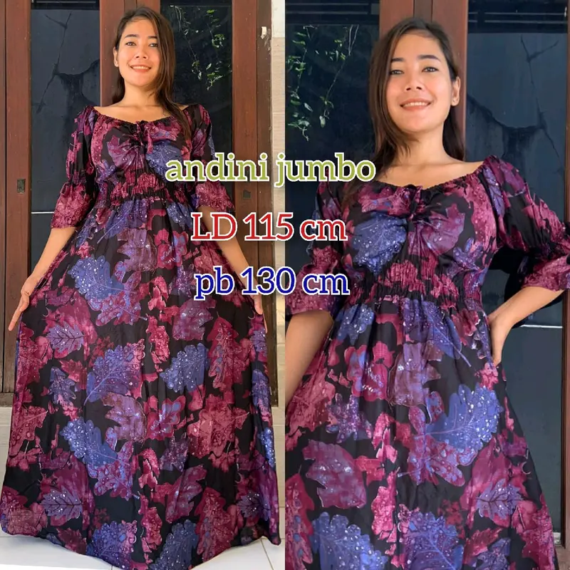 DRESS BALI ANDINI MOTIF Panjang 1