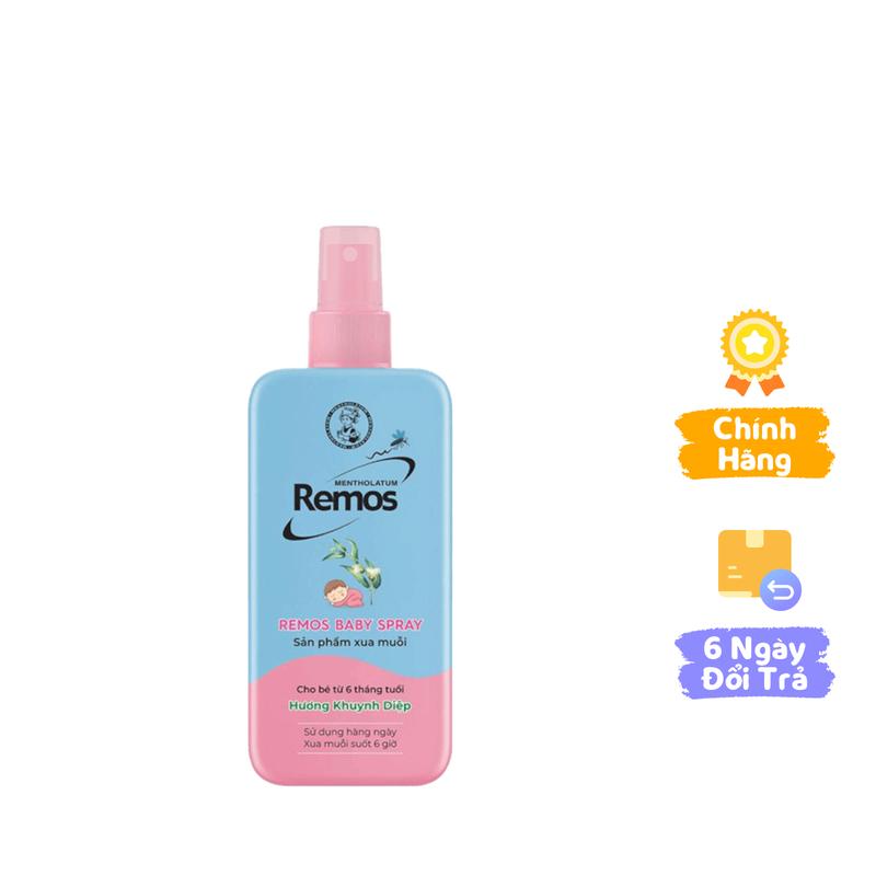 Xịt chống muỗi Remos Baby 70ml - Hương khuynh diệp