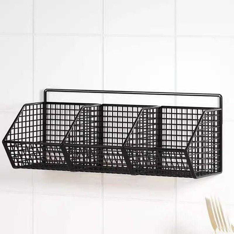 Kệ 3 Ngăn Đựng Gia Vị Hành Tỏi Đồ Khô Tiện Lợi-Kệ Để Đồ Nhà Bếp, Nhà Tắm Đa Năng Dán Tường Siêu Chắc Không Cần Khoan Đục 8