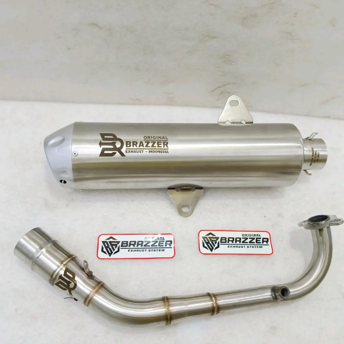 knalpot standar racing nmax aerox pcx adv xmax 250 vario beat scoopy mio m3 genio mio j mio gt lexi fino Xeon X-Ride Grand Filano full system original Brazzer exhaust