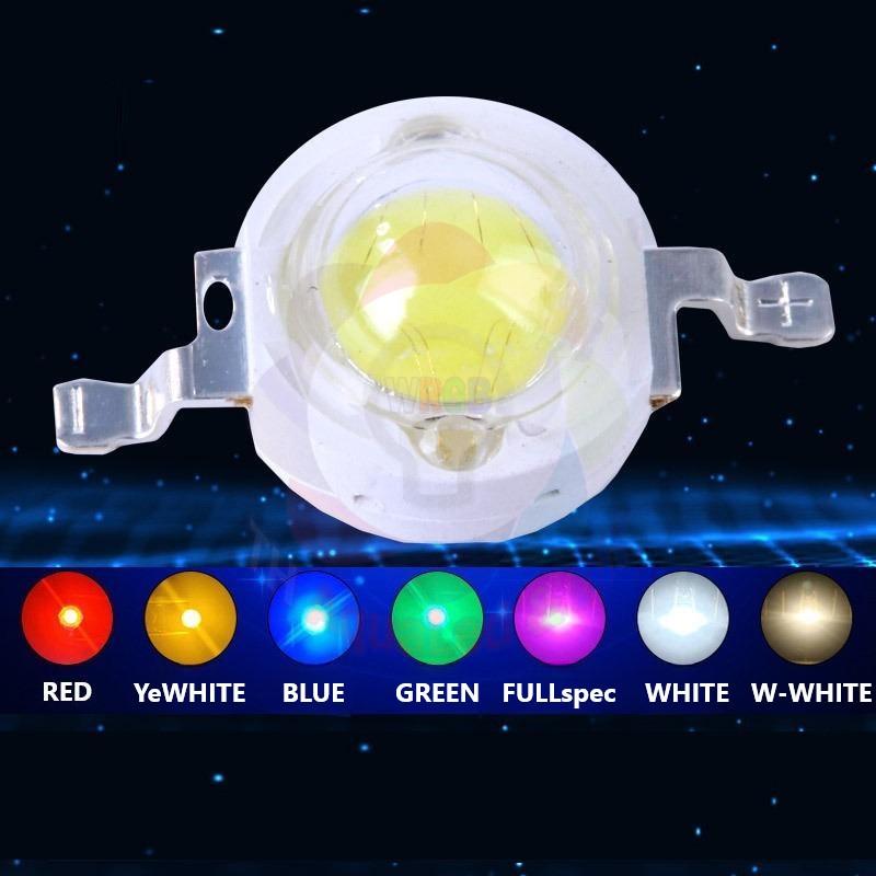 Chip LED Luxeon 3w CHÍNH HÃNG Epistar Đèn LED kết xuất màu cao tối ưu hóa điện…