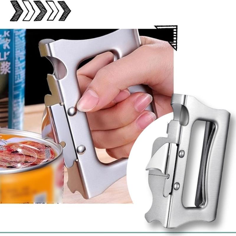 Product Introduction of Stainless Steel Can Opener Manual Multifunctional For Can Beer Milk Bottle Heavy Duty Kitchen 22