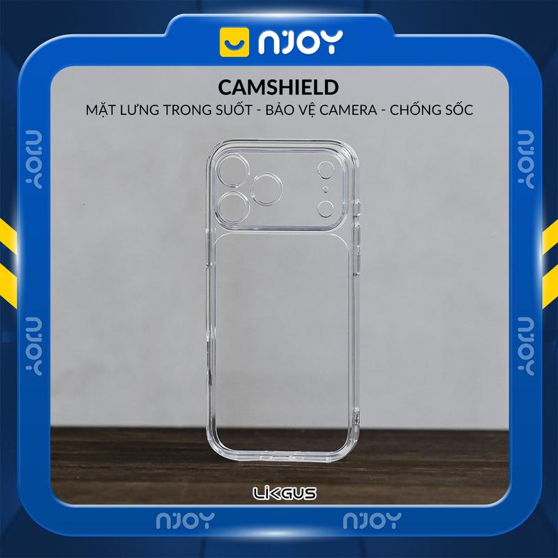 Ốp Trong Suốt Likgus Bảo Vệ Camera Chống Sốc Cho Điện Thoại iPhone 17 Pro Max 16 15 14 13 12 11