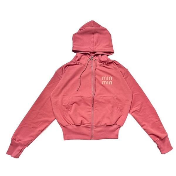 Áo khoác nữ, in Chữ Min , Vải cotton da cá, dày dặn , thoáng mát,6 túi - Min9