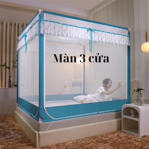 Mùng khung không khoan tường, mẫu mùng chụp chống rơi em bé mới nhất 2023, màn ngủ chống muỗi  cho cả gia đình
