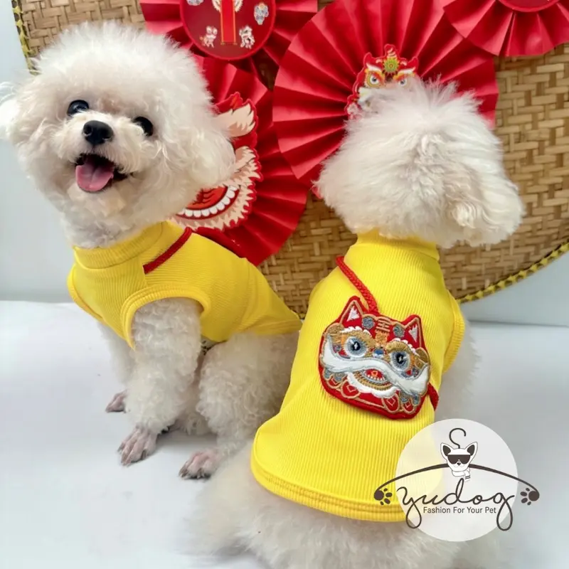 Áo bánh chưng tết cho chó mèo yudog 8