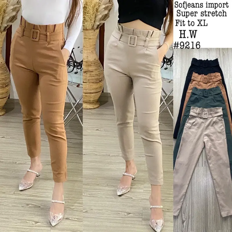 Celana Wanita Soft Jeans Strecth Import 9216