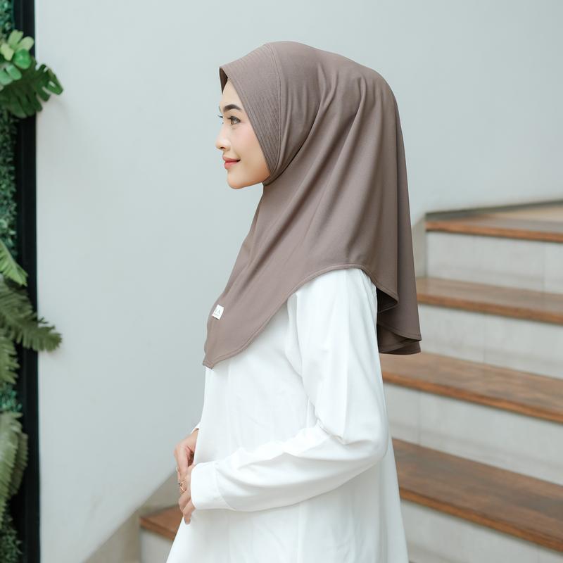 𝐒𝐇𝐄𝐄𝐕𝐀 - CELIA M | BERGO SOFTPAD JILBAB INSTAN SIZE M JERSEY SHEEVA HIJAB PREMIUM Simple Muslim Kerudung Khimar Wanita 7