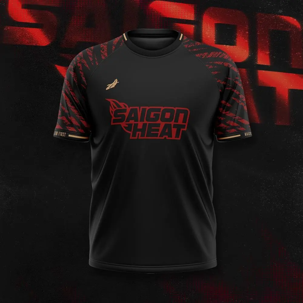 Áo thun bóng rổ Saigon Heat [ SGH Warm-up VBA9] Sport