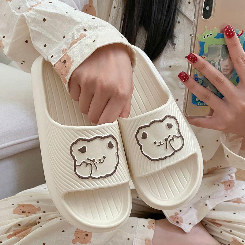 Dép Lê Mới Dễ Thương, Đế Mềm, Dành Cho Nữ, Mặc Nhà Và Mùa Hè, Dép Dễ Phối Đồ Thiết Kế Hoạt Hình, Eva Chống Trượt Và Khử Mùi, 2024 7