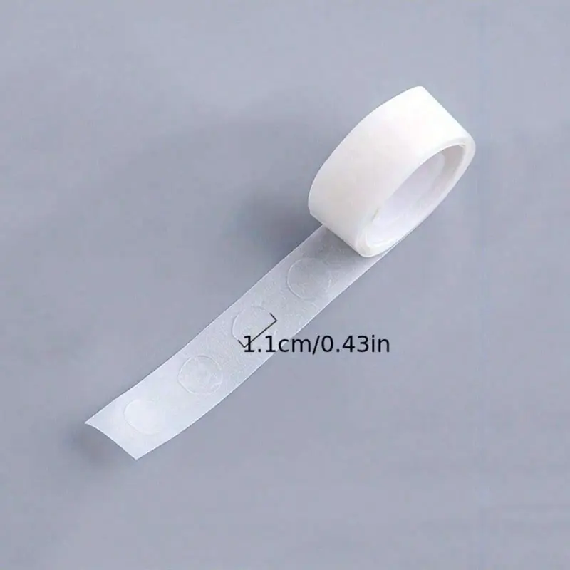 Clear Dot Double Sided Tape, 200pcs/set Double Sided Adhesive Dot Tape, Scrapbooking & Journal Making Tool for DIY Craft 1