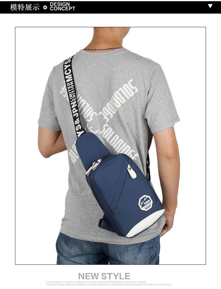 Product Introduction of Shoulder Chest Sling Bag for Men Women Fanny Waist Pack Male Cross Crossbody Belt Pouch Bolsas Kangaroo Handbag Husband Backpack 36