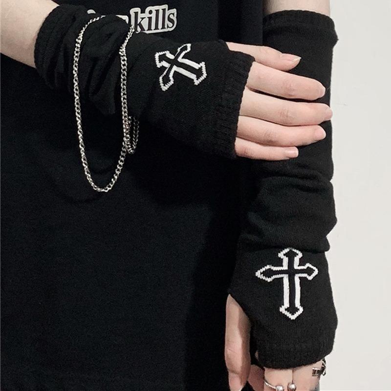 Product Introduction of Hot Selling Sleeve Set Cross Moon Decoration Sleeve Set Pentagram Star Cross-border Hot Selling Arm Set Y2k Style 19