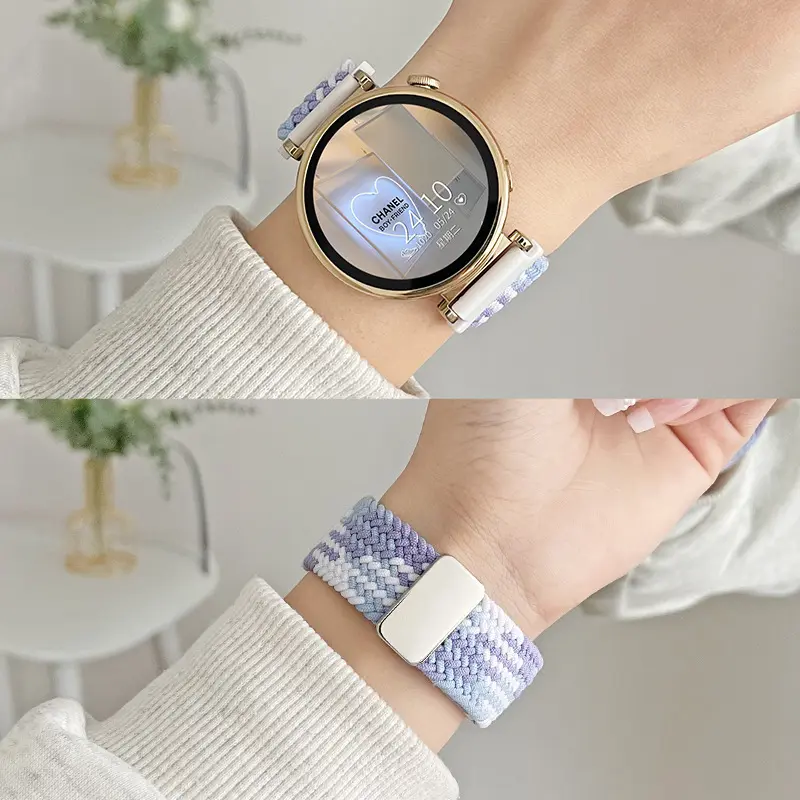 Dây Đeo Đồng Hồ, Thích Hợp Cho Huawei Watch Gt4gt3, GT5 Mới, Dây Đeo Đồng Hồ Dệt Từ Tính, Dây Đeo Gt2gt1, Dành Cho Nam Và Nữ