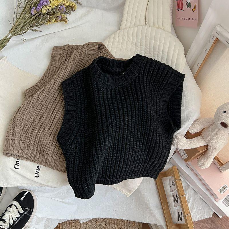 Product Introduction of Áo Vest Trẻ Em, Phong Cách Hàn Quốc Nghệ Thuật Phong Cách Mori HK, Len, Phong Cách Phương Tây, Không Tay, Đồ Len, Vest Dệt Kim, Thích Hợp Cho Mùa Xuân Và Mùa Thu, Vest Dệt Kim, Cho Trẻ Em Trung Và Lớn 6