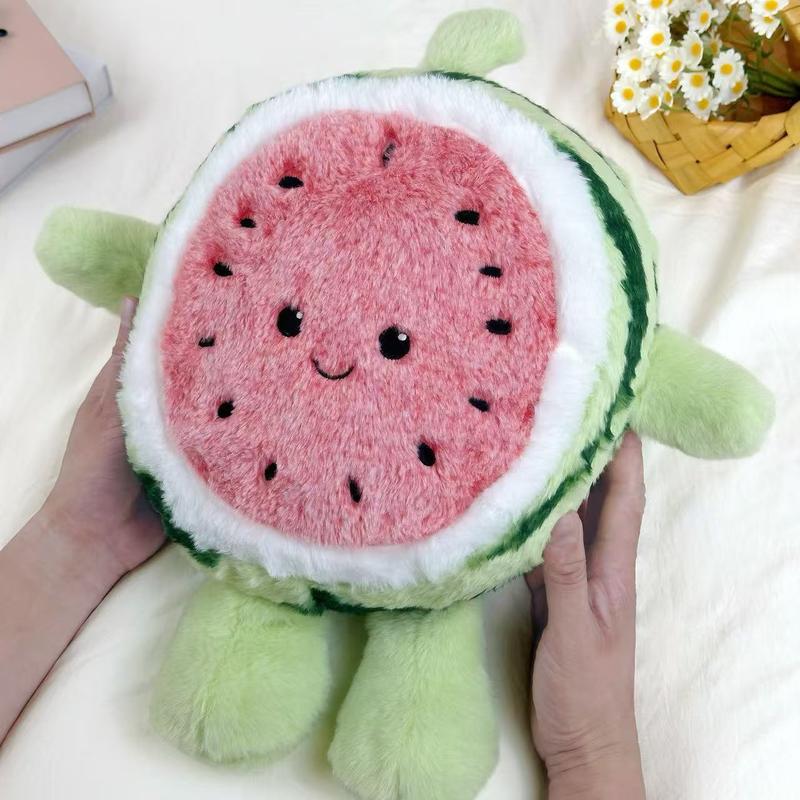 Đồ Chơi Nhồi Bông Thiết Kế Trái Cây Dưa Hấu Chạy, Dễ Thương Và Nhồi Bông, Bạn Đồng Hành Khi Ngủ, Thú Nhồi Bông, Thích Hợp Làm Quà Sinh Nhật Cho Bé Gái