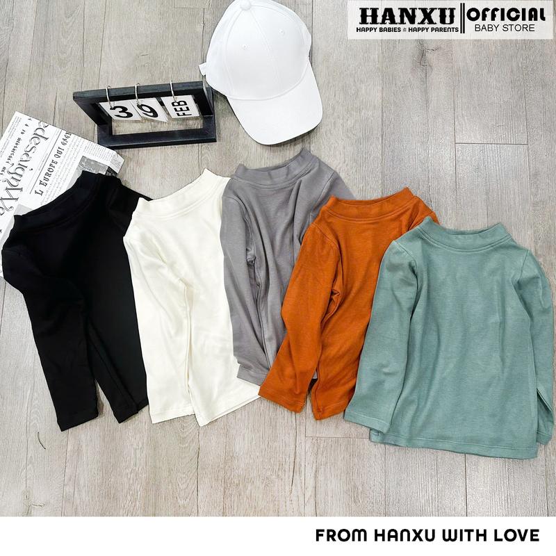  Áo Giữ Nhiệt Bé Trai Vải Zip Co Dãn Chất Lượng Cao Áo Thu Đông Giữ Ấm Hanxu 