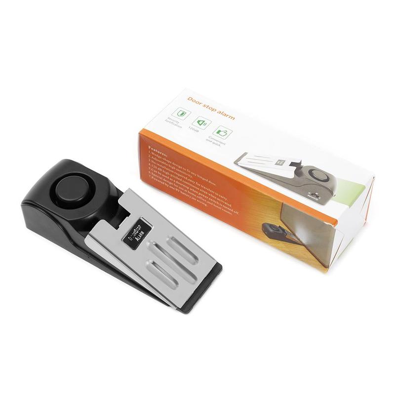 Battery Required Door Stop Alarm, 120dB Adjustable Home Door Stop Alarm, Security Alarm For Home Hotel (Without Battery) 3