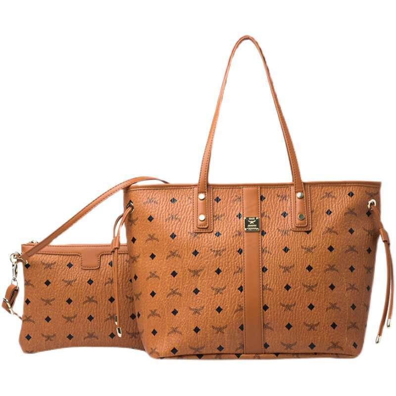 2024 New Tote Handheld Bun Mother Female Large Capacity Shoulder Versatile Trendy Two Piece Commuter Bag 4