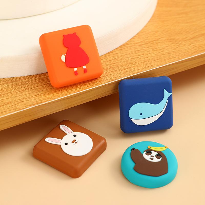 Miếng Đệm Cao Su Hoạt Hình Chống Va Đập Cửa, Miếng Chặn Cửa Bằng Silicon Giảm Tiếng Ồn 4