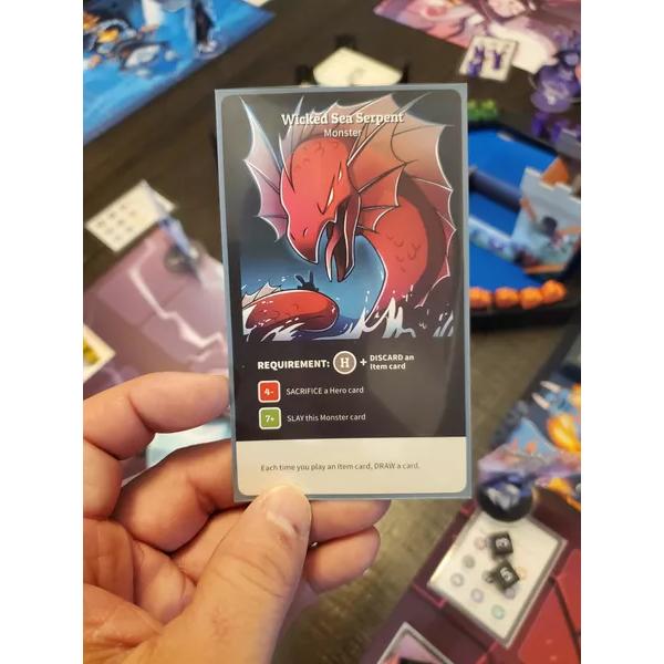 Bộ trò chơi Boardgame - Here to Slay (2020) Powerful heroes band together to slay monsters for their abilities 4