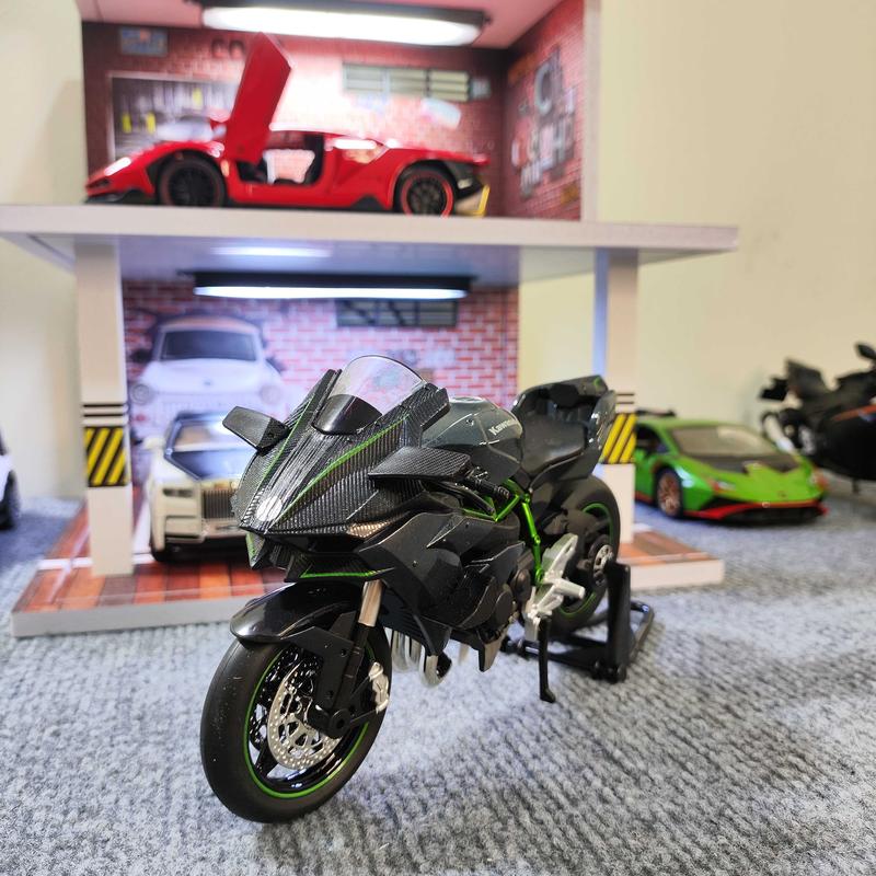 Mô hình xe kim loại Kawasaki Ninja H2R tỉ lệ 1:12 3