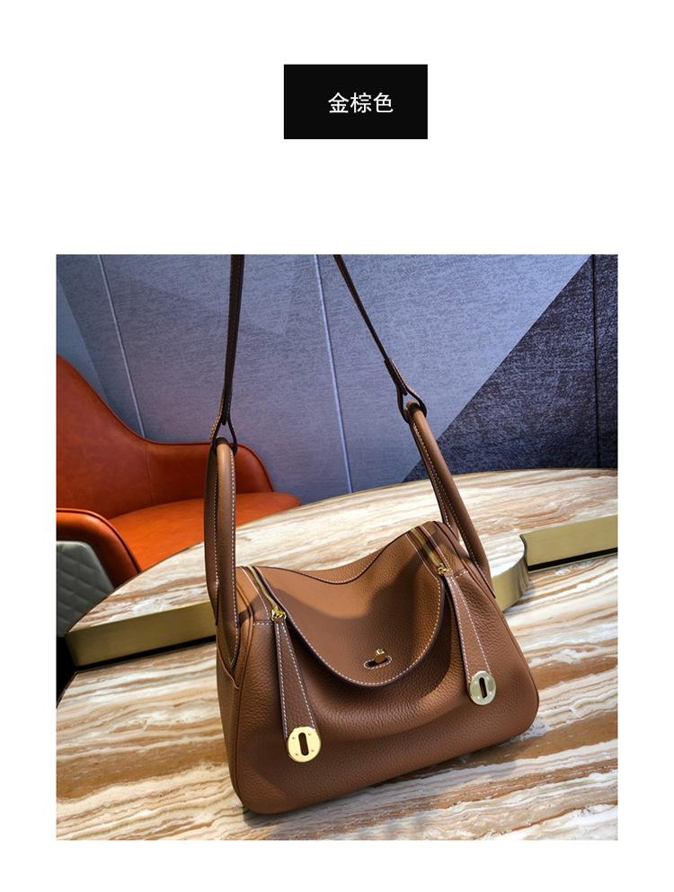 Product Introduction of Women's Lindy Bag Doctor Bag Lychee Grain Single Shoulder Handbag Crossbody Pillow Bag 22
