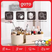 Gambar Goto [COD] Luxora Tempat Make Up Organizer Rak Kosmetik Aesthetic Serbaguna - GREEN dari Goto Living Kota Tangerang 3 Tokopedia