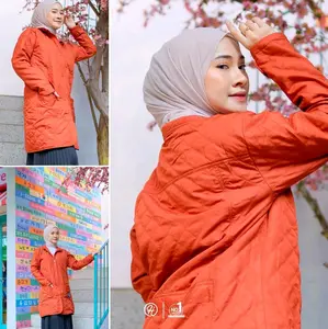 Hijacket Belva Series Jaket Hijaber Exclusive Jacket Muslimah Syari Panjang Outer Wanita