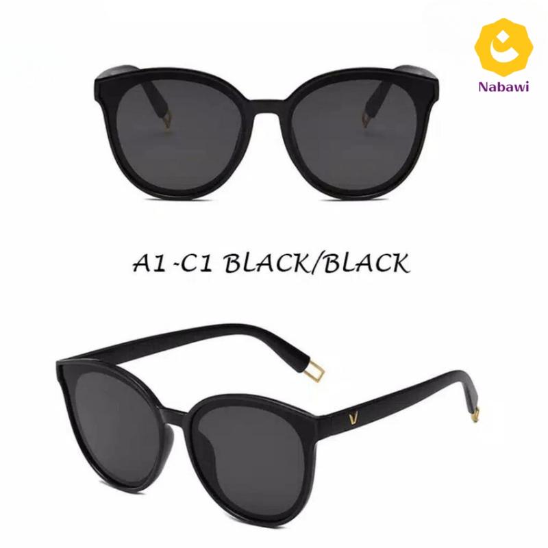 Kacamata Cewek Oval Korea Kacamata Hitam Bahan Plastik Eyewear Sunglasses Perlengkapan Haji Umroh 3