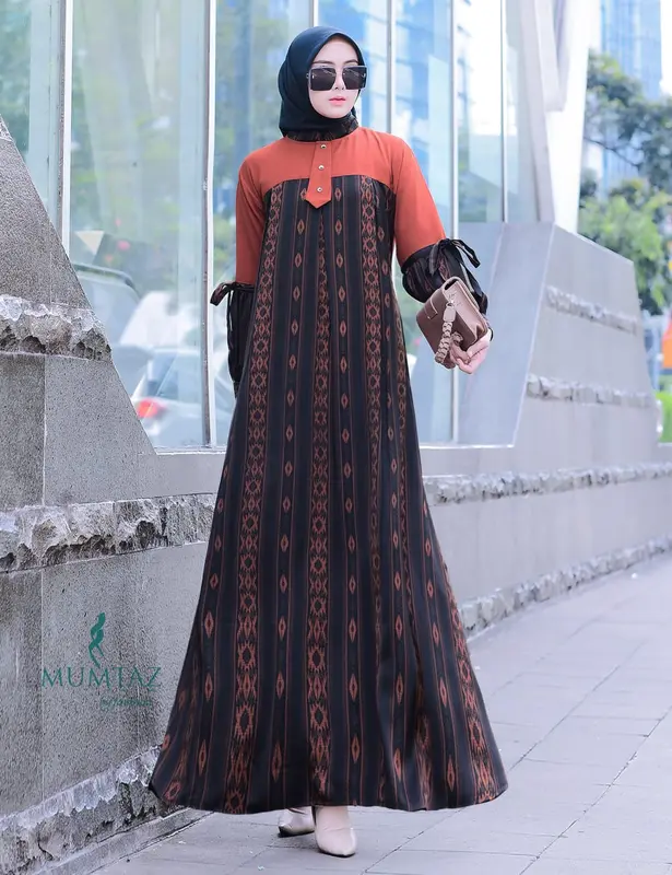 KANAYA SIGNATURE by Mumtazgamis itycreap mix rosecreap gamis wanita terkini Muslim Dress Mewah Pesta Lebaran Syari Maxi Dewasa Remaja cocok untuk Kondangan Simple terbaik 0