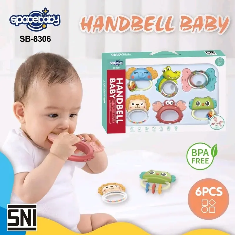 TEATER GIGITAN BAYI MERK SPACEBABY TYPE SB 8305, SB 8306, SB 8307 Bayi Baru lahir Cewek Cowok Balita Belajar Pendidikan Dini 1