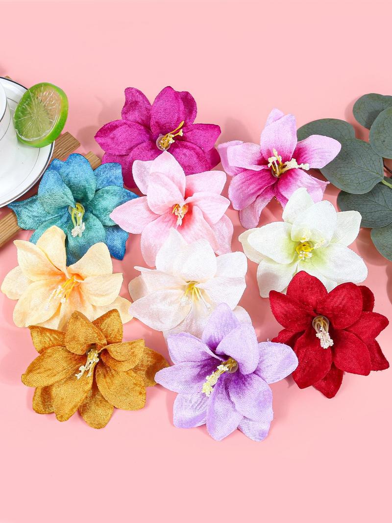 Product Introduction of Flower Design Hair Clip, Colorful Hair Accessories for Women & Girls, Minimalist Headwear Suitable for Thick Hair, Fashion Hair Accessories for Party, Daily Clothing Decor, Barrettes 0