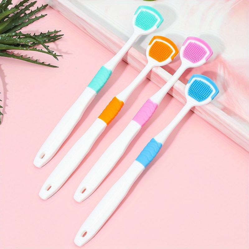 Dụng Cụ Cạo Làm Sạch Lưỡi, 1 Cái, Không Mùi, Dụng Cụ Vệ Sinh Răng Miệng, Giúp Hơi Thở Tươi Mát Và Cảm Giác Vị Thơm Được Cải Thiện 3