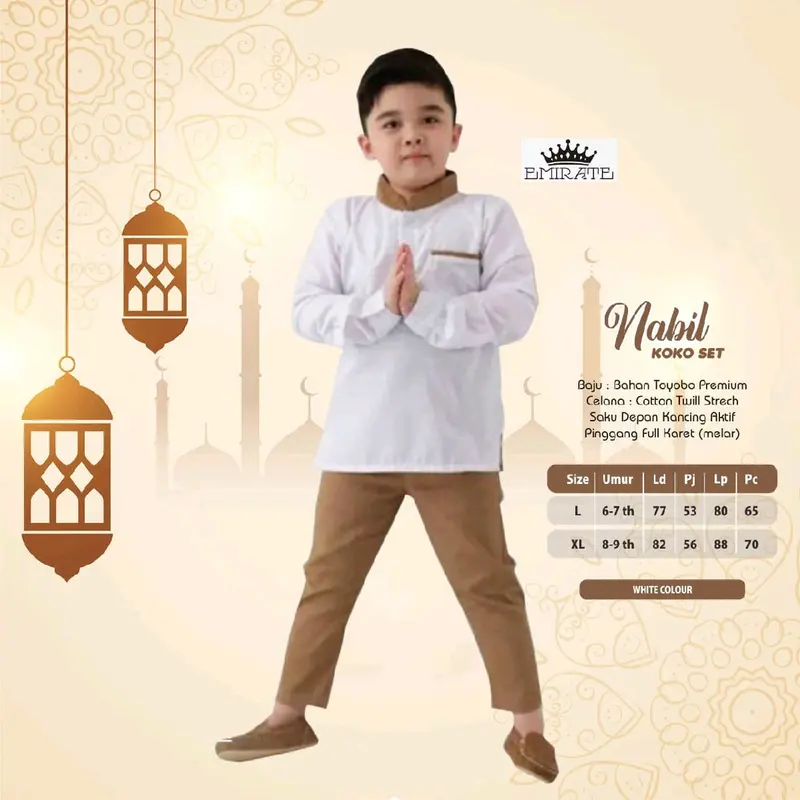 Nabil Koko Set Kids Lebaran Best Seller 1