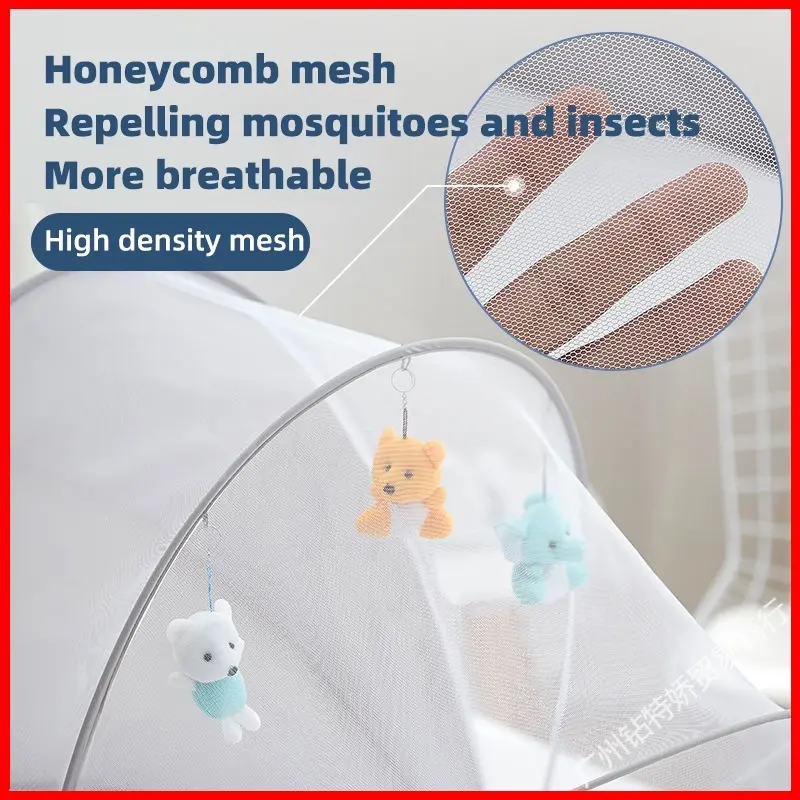 ID HOME Lipat Kelambu bayi /Portable Anak Bayi Ranjang Kelambu / Mosquito Net  Nyamuk 7