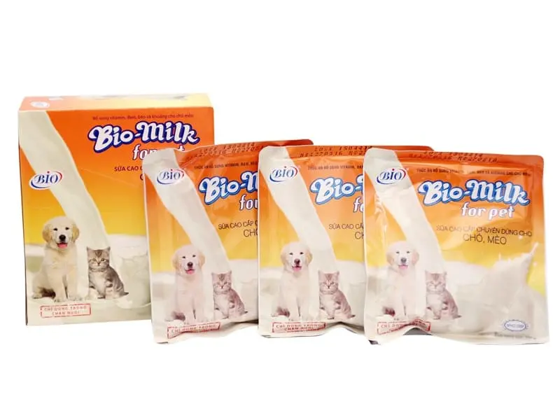 100g Sữa bột cao cấp giành cho chó mèo Bio Milk [ gói lẻ 100g ] 5