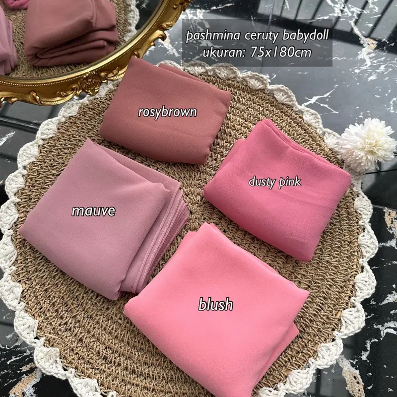PASHMINA CERUTY BABYDOLL 180 CM 5