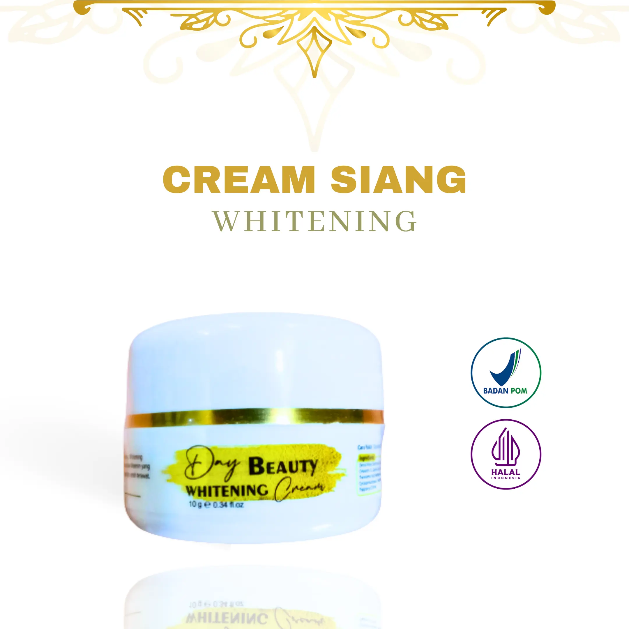 Cream Siang Whitening Bpom Perawatan Moisturizer Mencerahkan Wajah