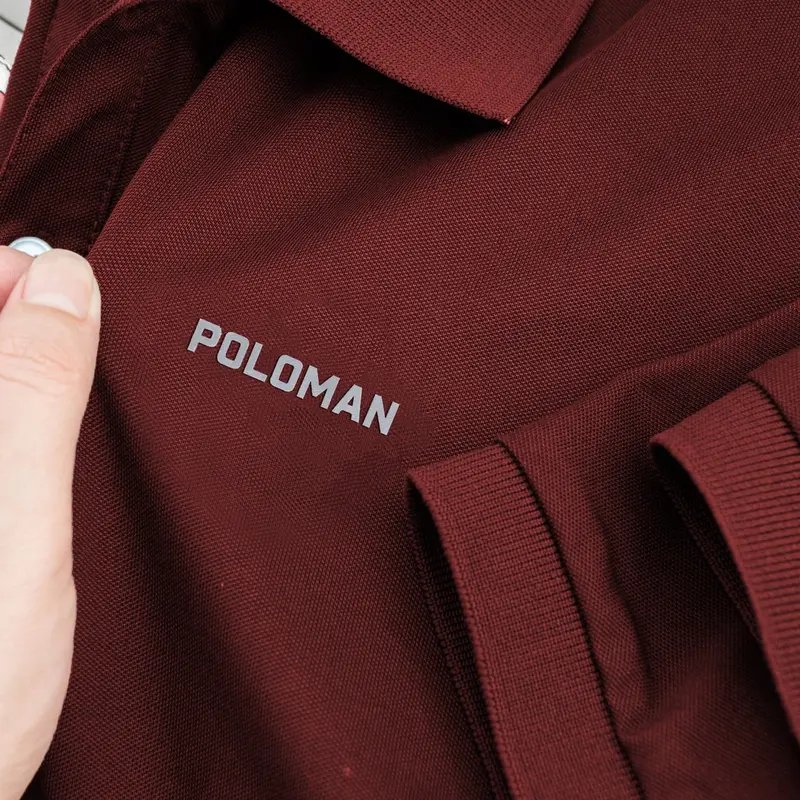 Áo thun POLOMAN nam cổ bẻ BASIC CVC vải cá sấu sang trọng, lịch lãm, thoáng mát - POLOMAN Menswear Top Có Cổ Ngắn Tay Shirt 5
