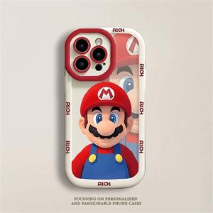 NERZA For Infinix Hot 50 Smart 9 8 Note40 30 12Pro 7 5 50i 40i 30i 30Play P55 Red Smile Mario Case