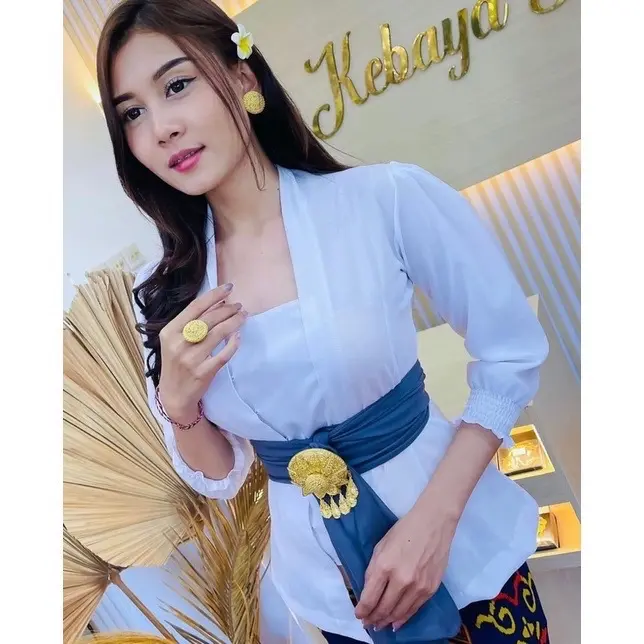 Kebaya Mocref Lengan 7/8 Kerut