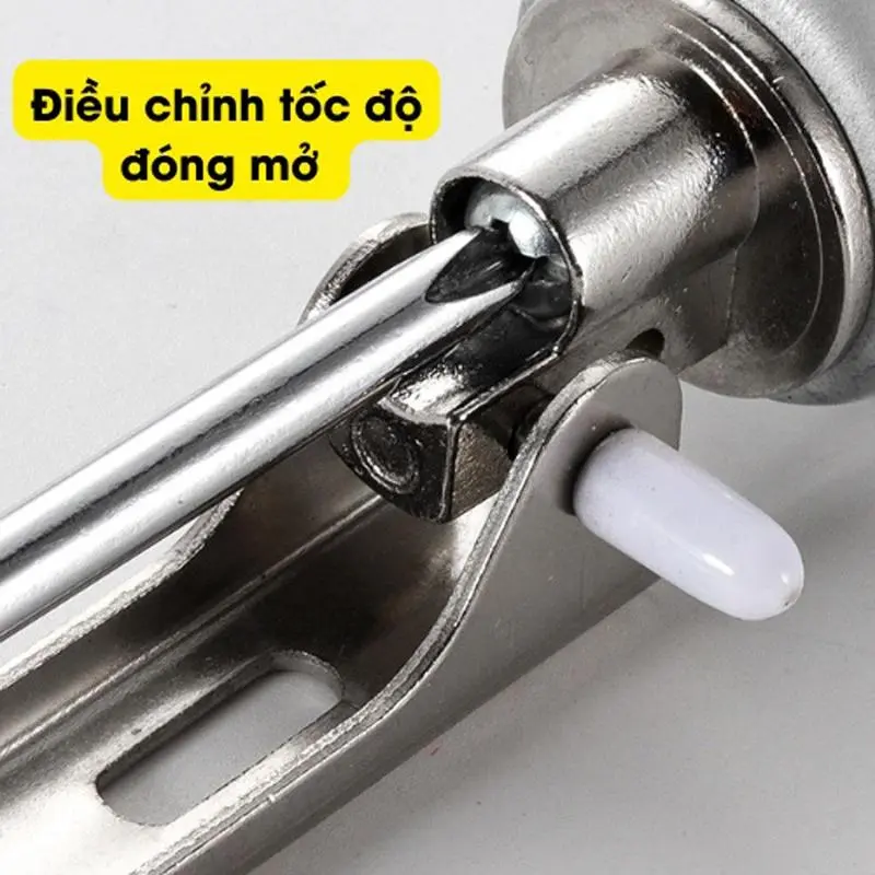 Bộ Đóng Cửa Tự Động Khí Nén 35kg Không Gây Ồn, Có Chốt Chặn Cửa Đứng Yên 2