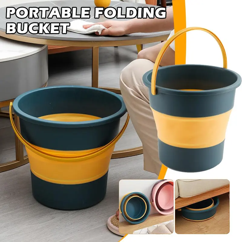 Xô Nước Gấp Gọn, Tiện Lợi Ngoài Trời, Xô Phong Cách Du Lịch, Xô Câu Cá, Xô Gấp Nước, K8U5 0