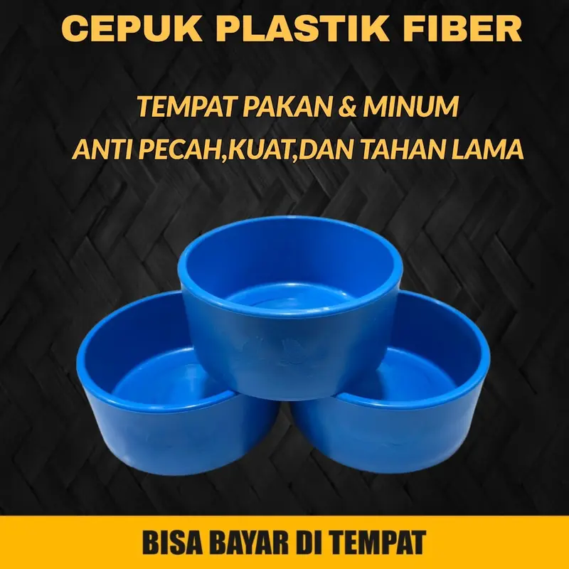 CEPUK TEMPAT PAKAN MINUM MERPATI BURUNG CEPUK PAKAN MINUM UNGGAS SERBA GUNA. JIKA WARNA TIDAK ADA DIKIRIM RANDOM 8