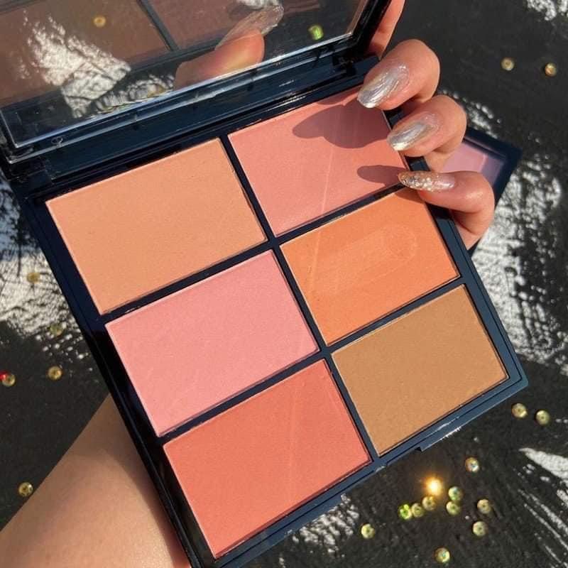  Bảng Má Hồng 6 màu tùy chọn làm đẹp cho các Makeup 