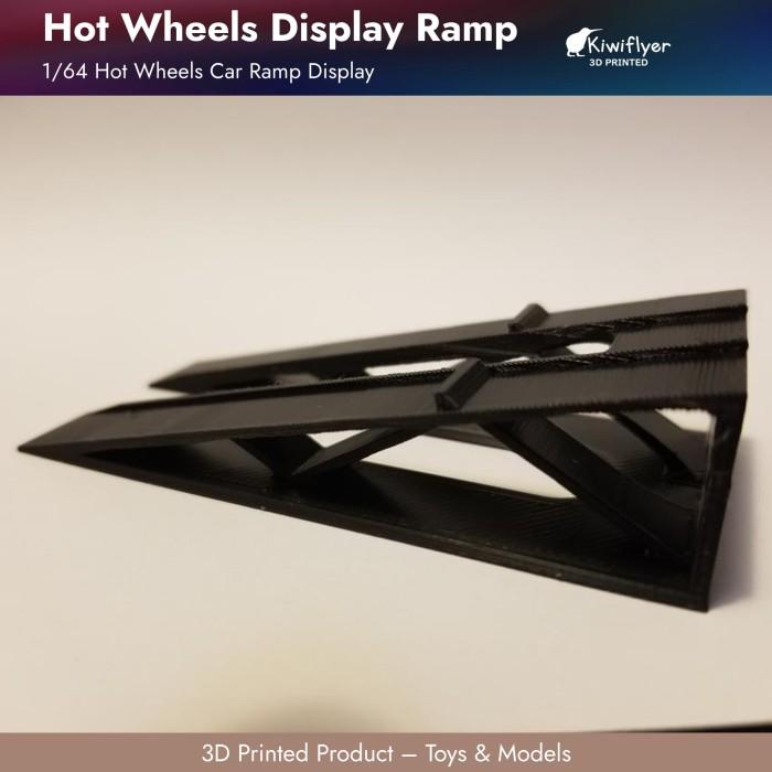 Hot Wheels Display Ramp - Diorama Ramp Pajangan Untuk Diecast Hot Wheels 1:64 - 3D Printed 1
