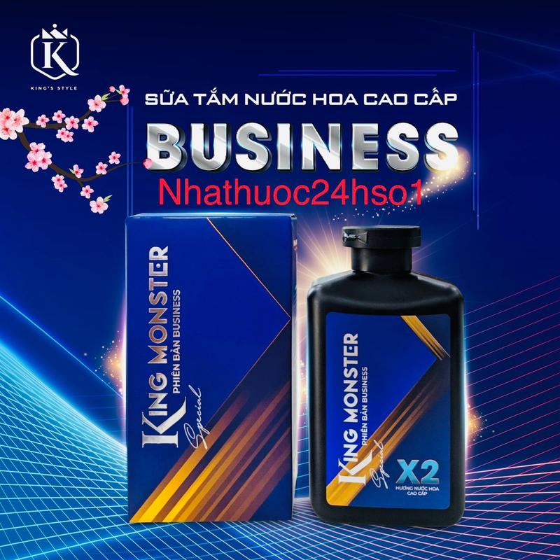 Sữa tắm gội King Monster Business 3 in 1 Hương mới cao cấp Business