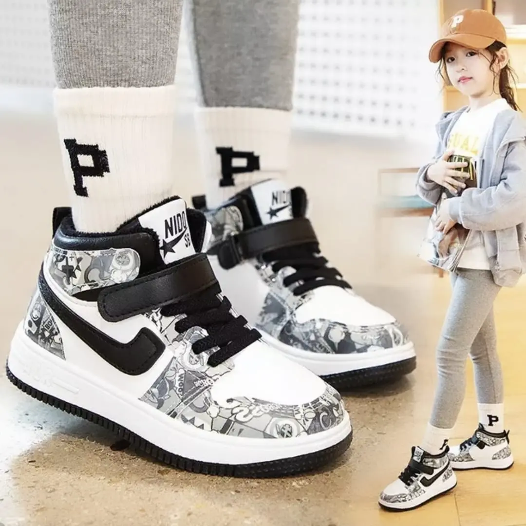 PROMO SEPATU SNEAKERS ANAK MOTIF DODLE SEPATU ANAK PRIA DAN PEREMPUAN